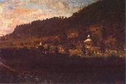 Wojciech Gerson Mountain-foot scenery. oil painting on canvas